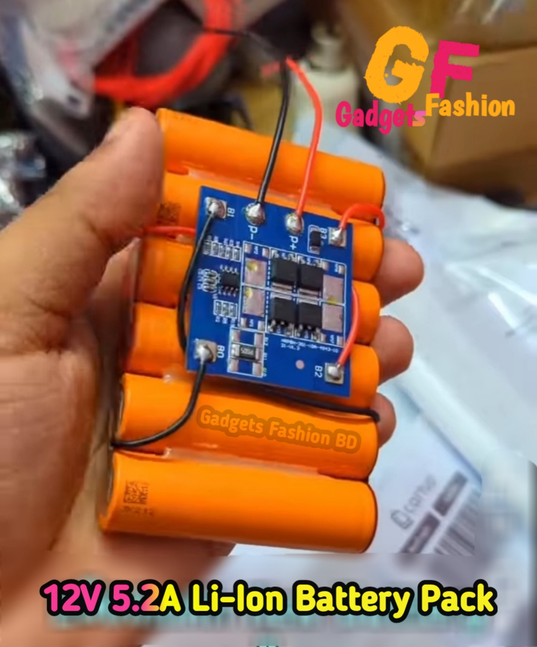 12V 5.2A Li-Ion Battery Pack