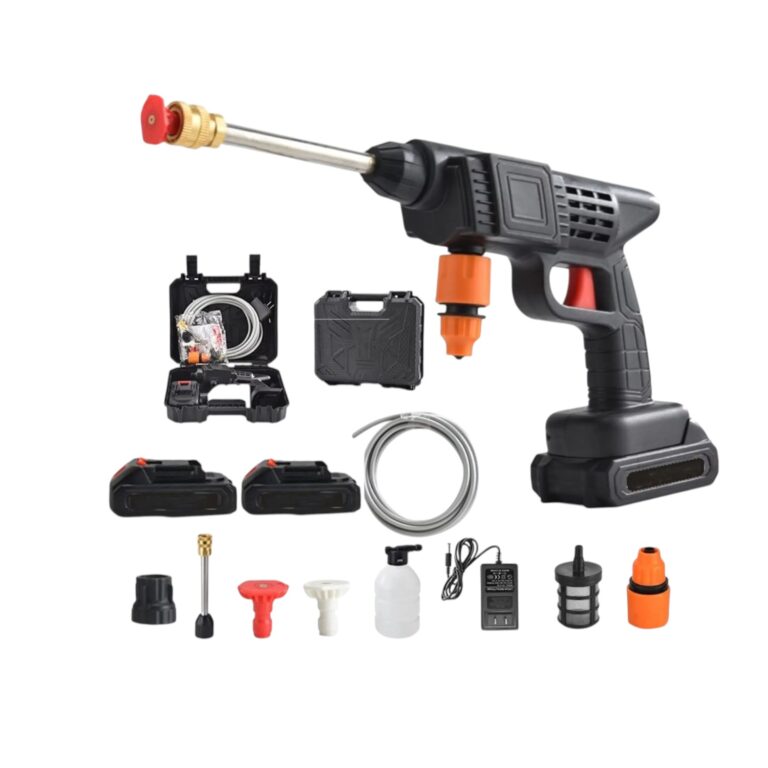 High-Pressure Cordless Car Wash Spray Gun with Dual Rechargeable Batteries