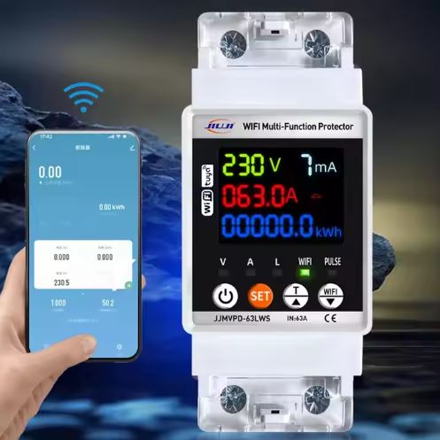 Multi-Function Protector-63A WiFi (ওয়াই-ফাই ভোল্টেজ প্রটেক্টর) (Pre-Order)