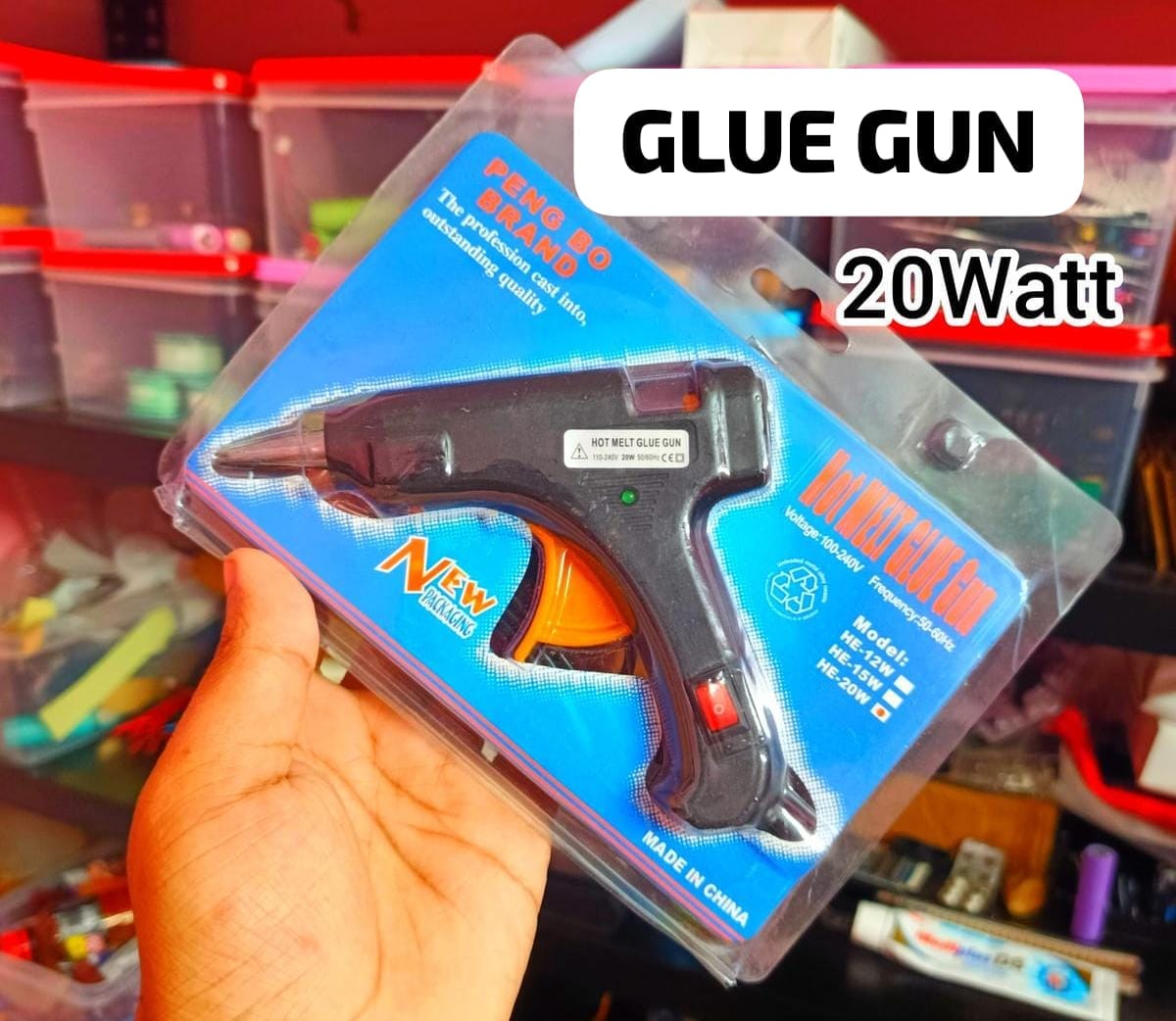 Mini Hot Melt Glue Gun 20Watt With Free 1 Best Quality Glue Sticks