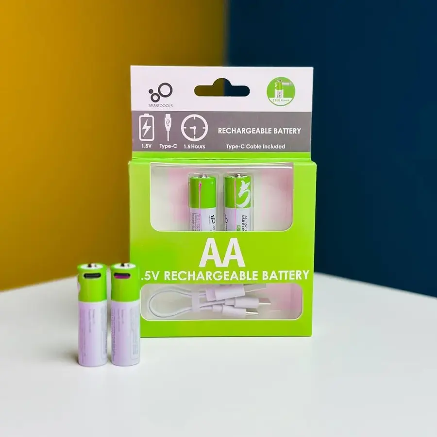 SmarToools RB20 AA 1.5V 2600mWh Rechargeable Battery ( 2 Pcs Set)