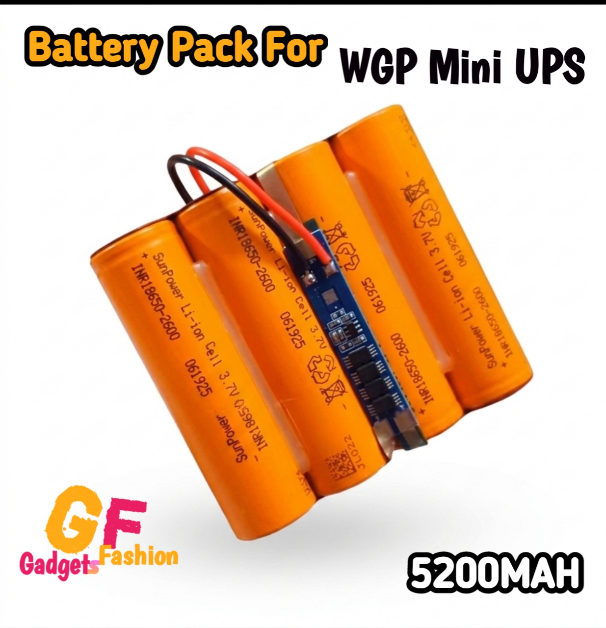 WGP 7.4V 5200mAh Li-Ion Battery Pack
